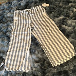 French Laundry Wide Leg Crop Pants